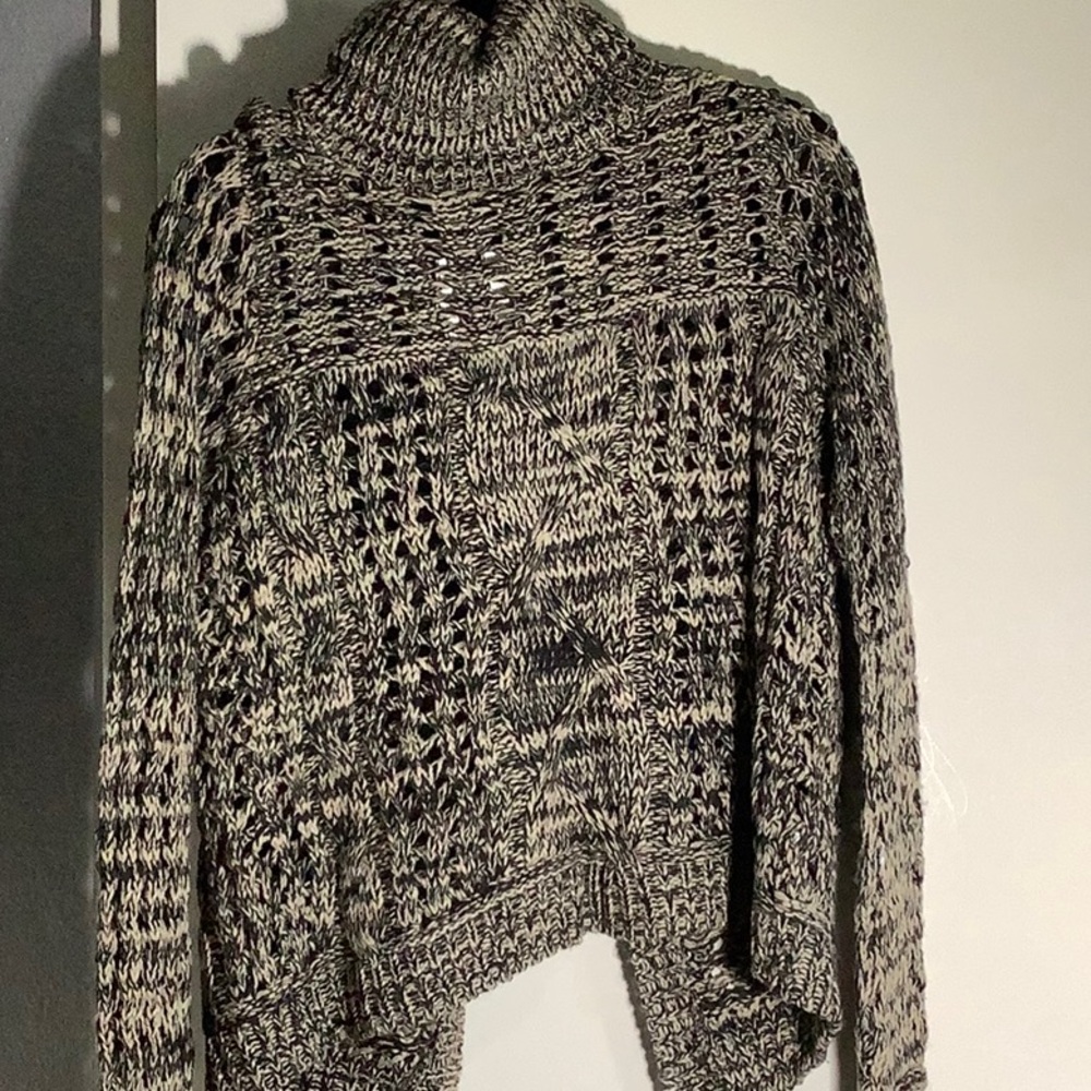 Sweater with open back